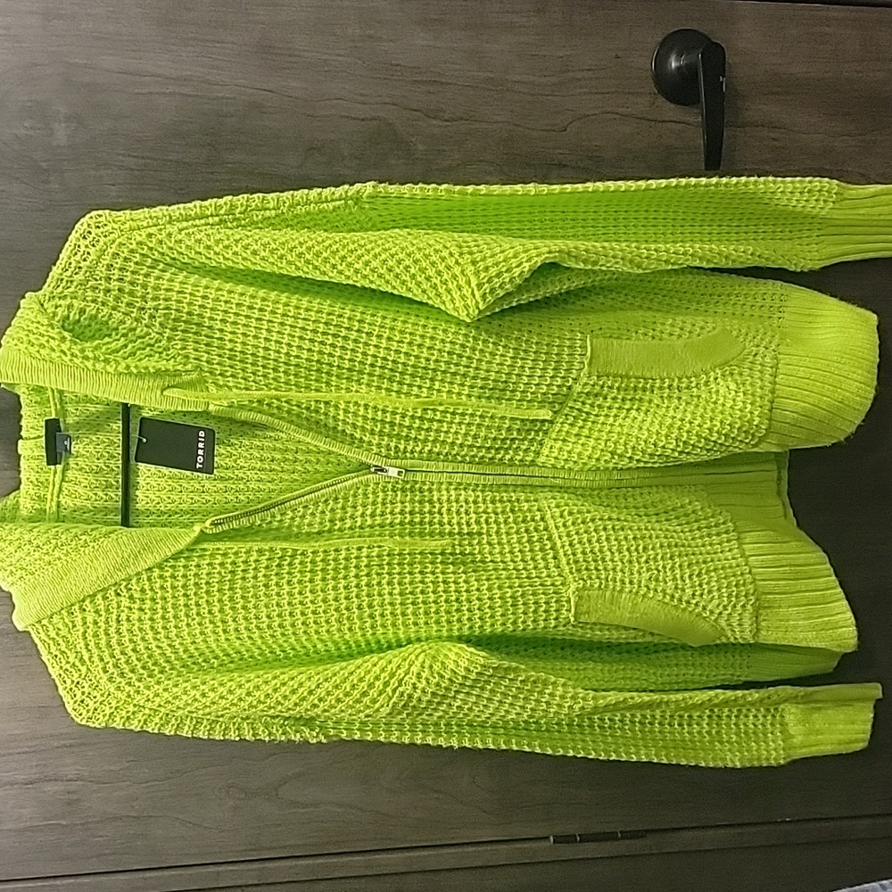 Zip Up Sweater Hoodie NWT